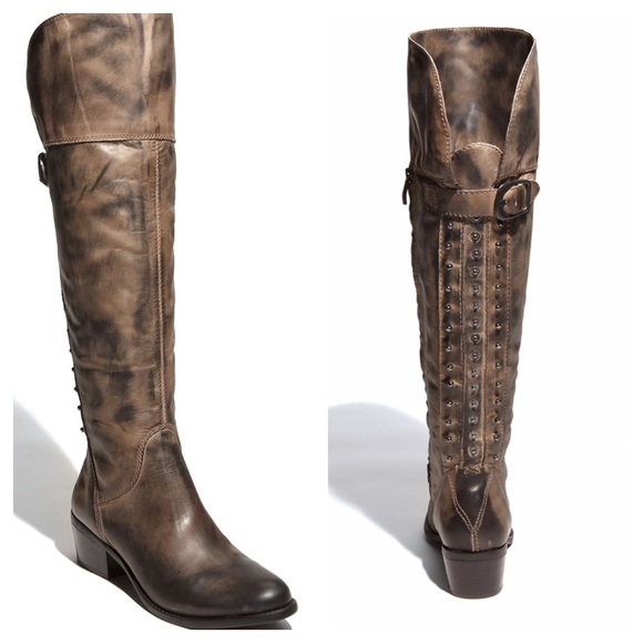 Vince Camuto Shoes - Vince Canute Bilco tall leather antiqued boots